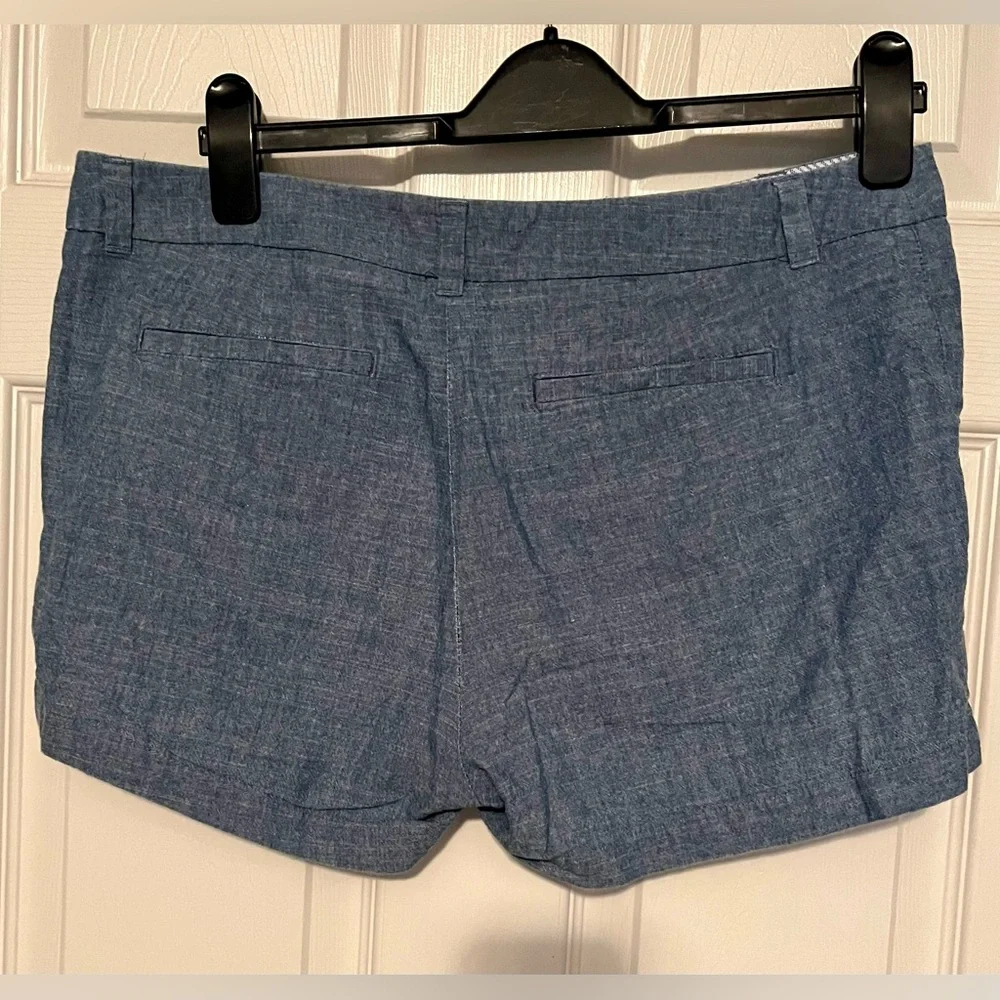 Merona Chambray Shorts size 10 - Picture 2 of 3